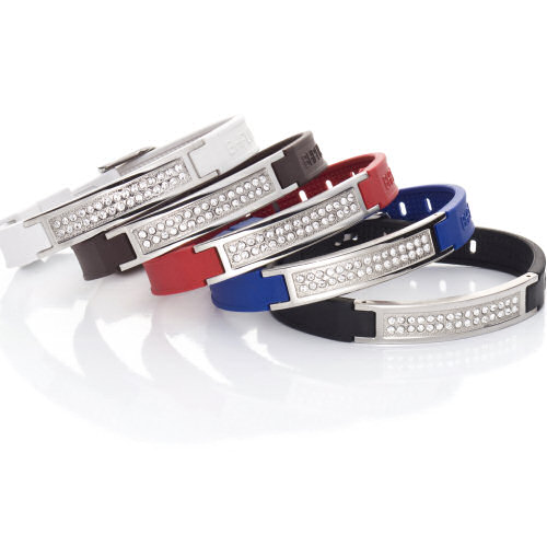 BHplus Bracelet Zirconia Magnetic Bracelets with Negative Ions & Far Infrared Technology,tourmaline mix source of minus ions and infrared rays, Titanium used in countless applications remarkable properties, ceramic maintains shape supports thermal heat-conducting properties