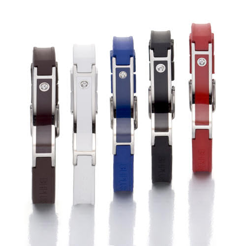 BHplus Bracelet Classic Zirconia Magnetic Bracelets with Negative Ions & Far Infrared Technology,tourmaline mix source of minus ions and infrared rays, Titanium used in countless applications remarkable properties, ceramic maintains shape supports thermal heat-conducting properties