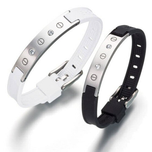 BHplus Bracelet Star Magnetic Bracelets with Negative Ions & Far Infrared Technology offers a classic tang-buckle clasp for an ease sizing and an ultimate wearing comfort