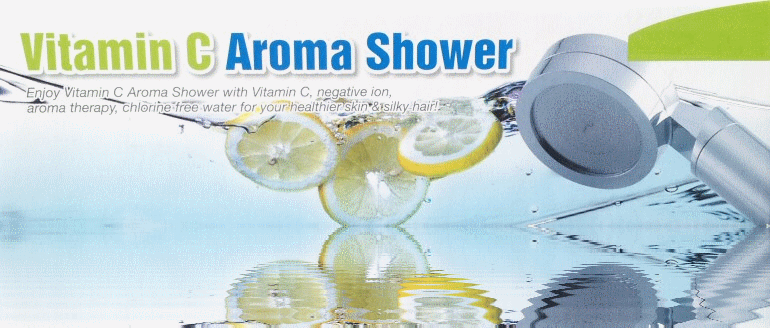 Wasser aus Duschbrause verbindet die wohltuende vitalisierende Frische von Zitronen und Vitamin C auf K&ouml;rper und Geist mit pflegendem weichen Wasser praktisch frei von Chlor und Schmutz. Duschkopf mit Wasserersparnis von 25 % durch spezielle Austrittsdüsen in Dreiecksform