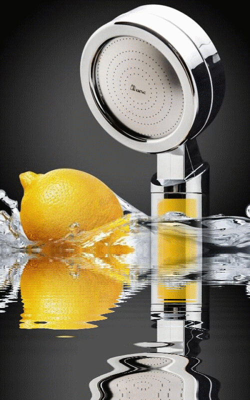 Vita C Aroma Sense duschkopf Fitness aus der Dusche. Sinne beleben Duschen zum t&auml;glichen Wellnessvergn&uuml;gen machen mit der Vita C Aroma Sense Shower Duschbrause. Minus Ionen Wellness Duschbrause Duschkopf mit SPA-Massage Effekt nat�rlich entspannend positiv energetisierend  h�herer Wasserdruck. Gelartige Vitamin-C Zitronenaroma Cocktail vermischt sich mit Duschwasser. 